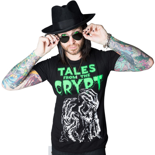 Kreepsville: Tales Of The Crypt Men's Glow In The Dark Tee