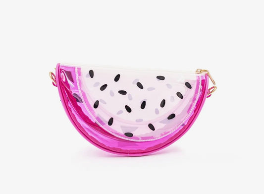 Bewaltz: Jelly Fruit Transparent Handbag - Dragonfruit