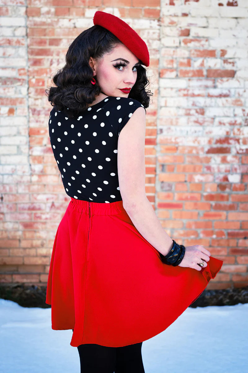 Retrolicious: Red Skater Skirt