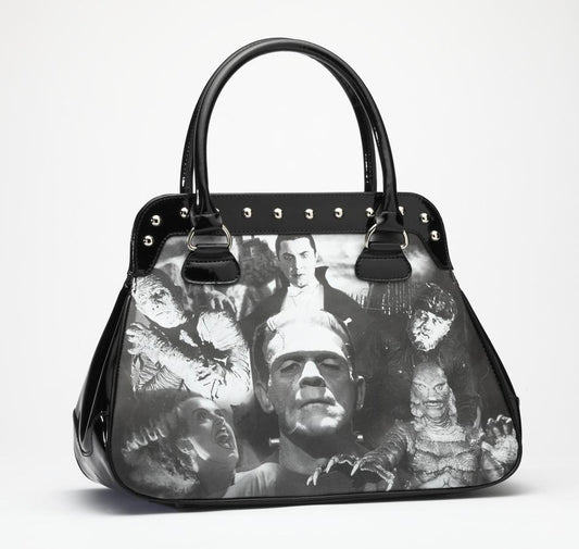 ROCK REBEL: BLACK MONSTER COLLAGE BAG