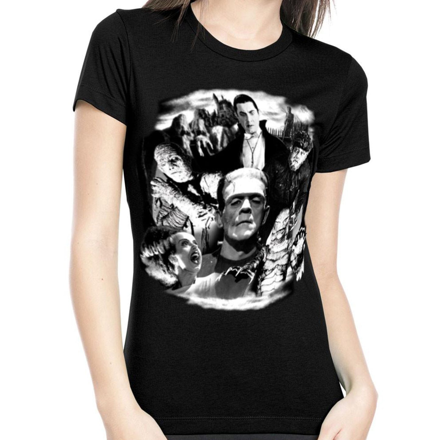 Rock Rebel: Women'sMonster Collage Tee