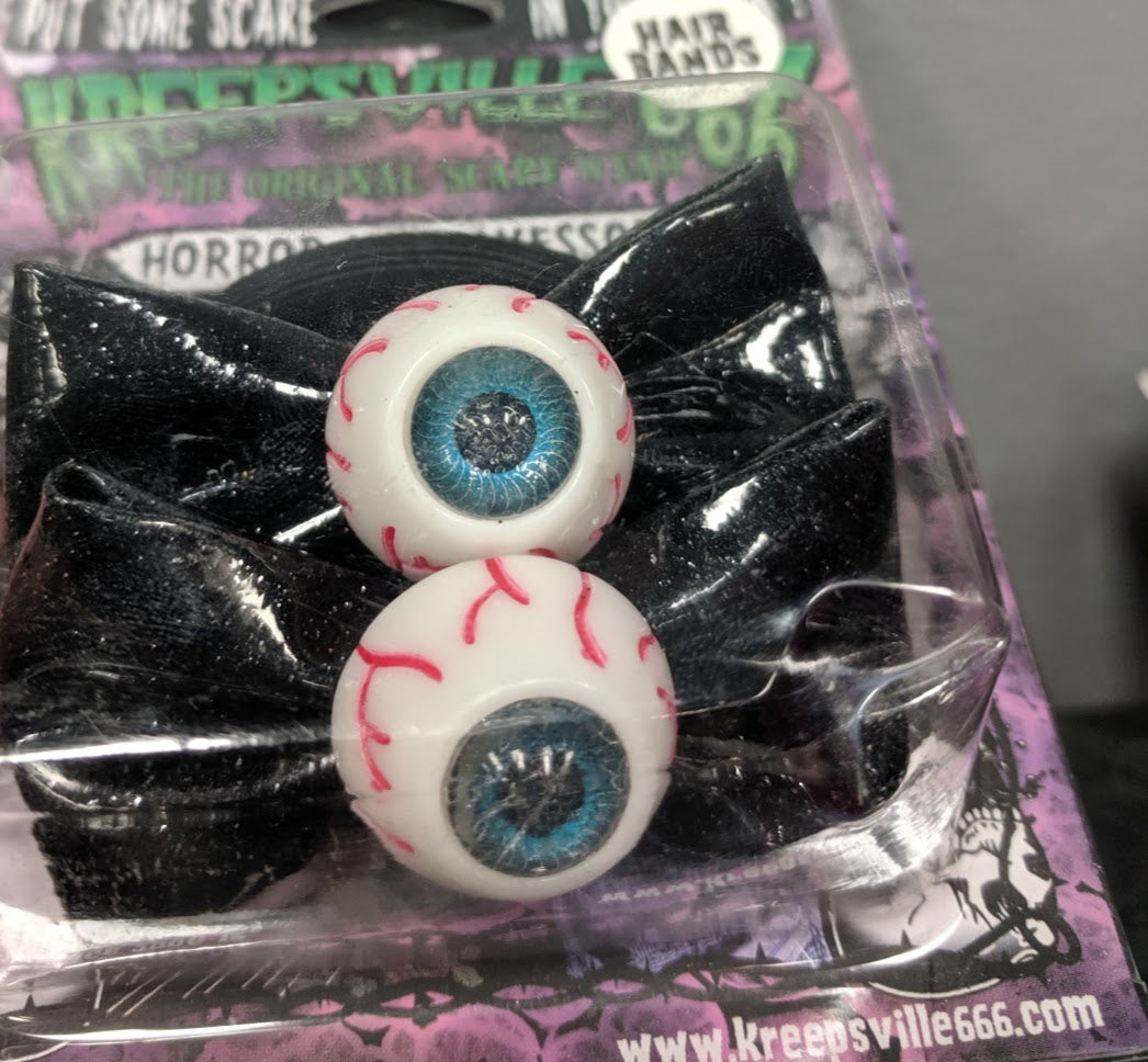 KREEPSVILLE: EYEBALL BOW HAIR BANDS