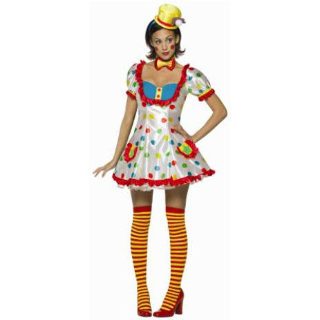 SKS: LADY'S CLOWN COSTUME SIZE 4-10