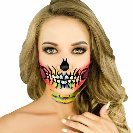 SKS: RAINBOW SKULL MAKE UP