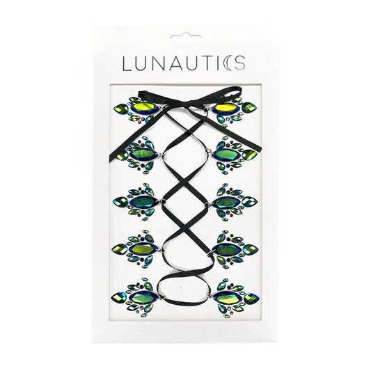 Lunautics: Lace Up Corset Jewels with Ribbon Tie
