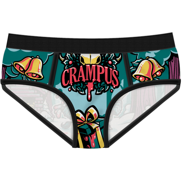 Period Panties: Crampus Period Panties Small Brief
