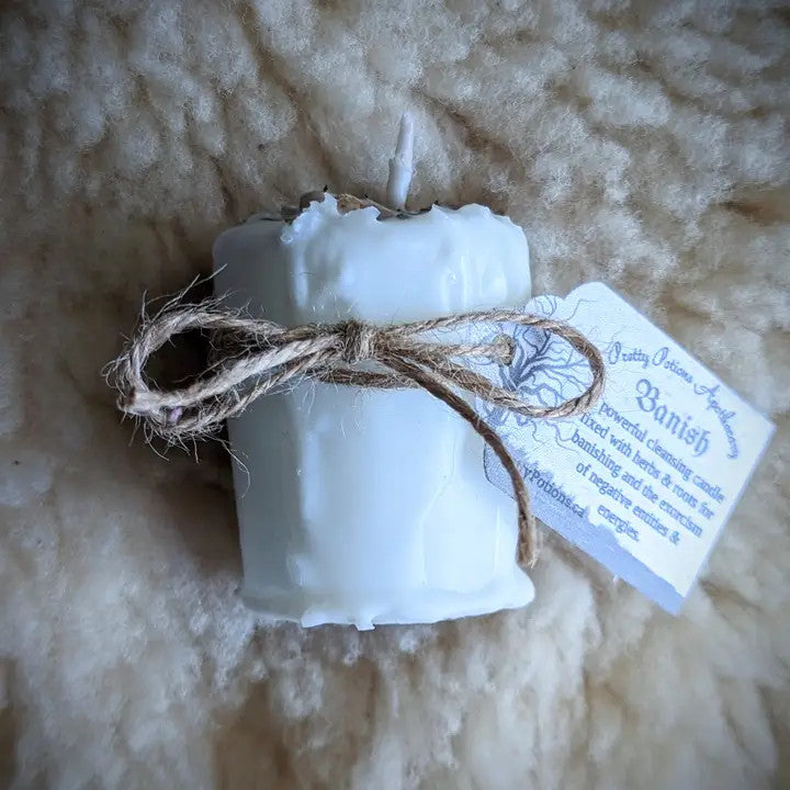 Pretty Potions: Banish Ritual Votive Candle