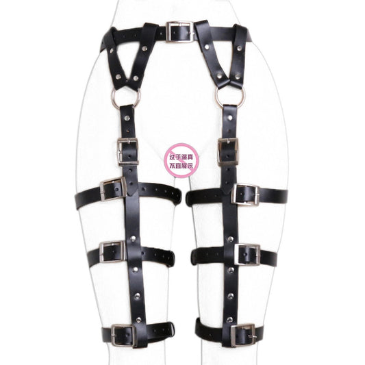 Plesur: Garter Belt with 3 Leg Garters