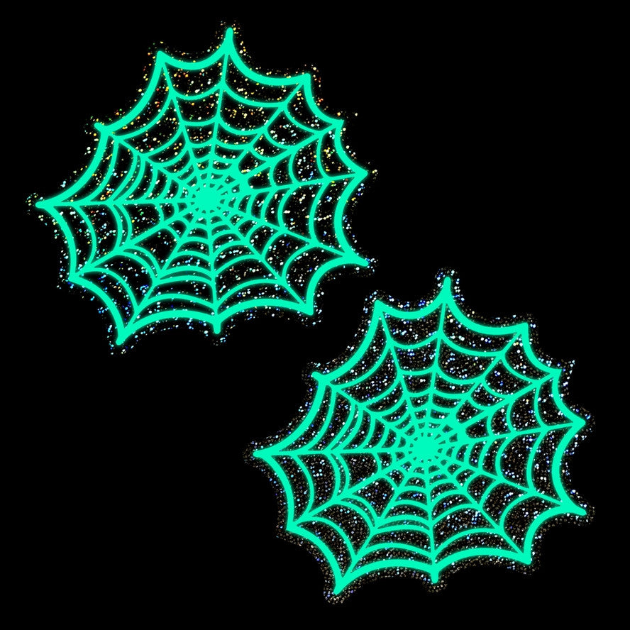 Pastease: Glitter Glow in the Dark Spider Webs
