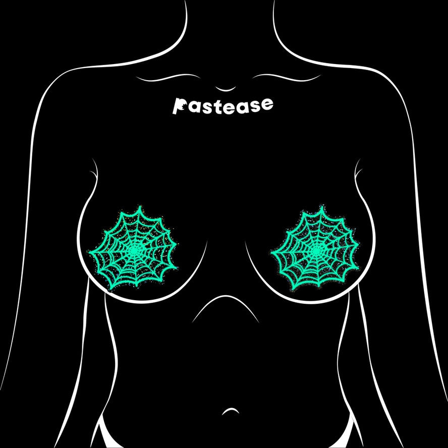 Pastease: Glitter Glow in the Dark Spider Webs