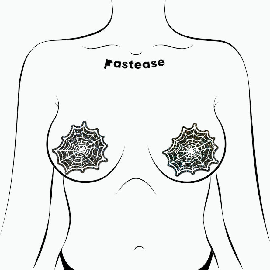 Pastease: Glitter Glow in the Dark Spider Webs