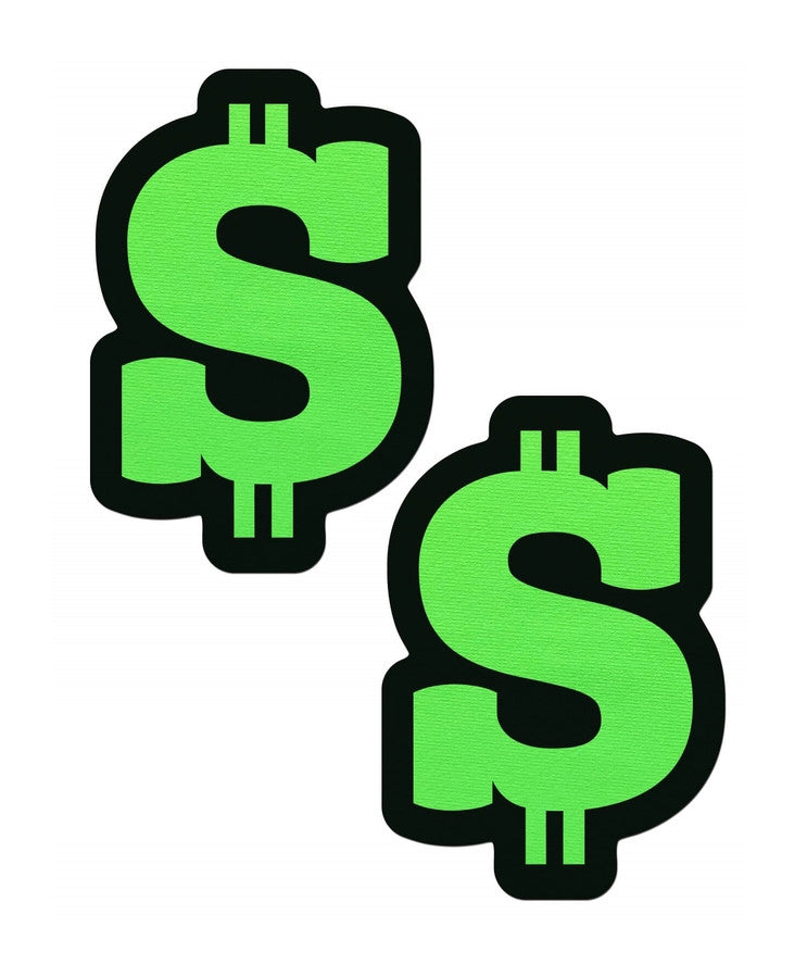Pastease: Neon Green Dollar Signs