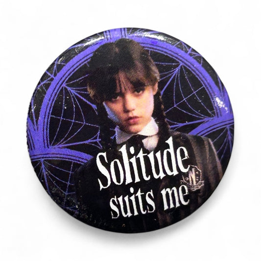 Pyramid: Wednesday - Solitude Suits Me Pin