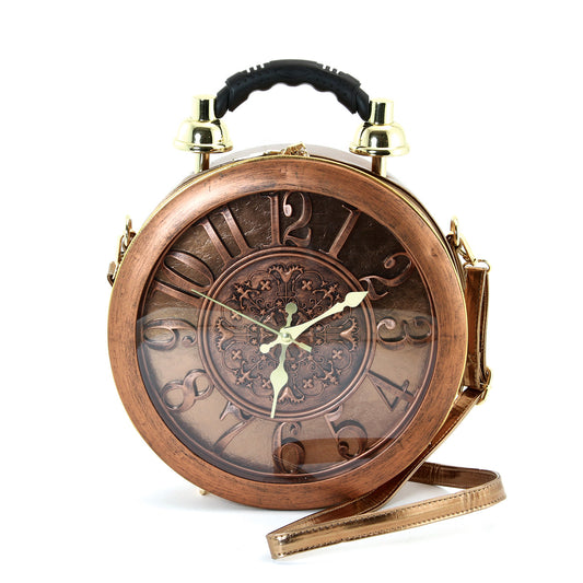 Comeco Inc: Antique Clock Bag Bronze