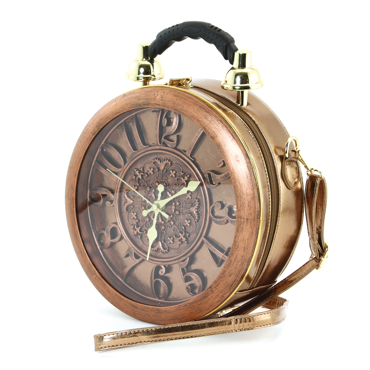 Comeco Inc: Antique Clock Bag Bronze