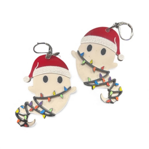 Taco: Festive Ghostie Earrings