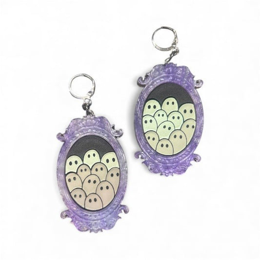 Taco: Ghostie Family Portrait Earrings