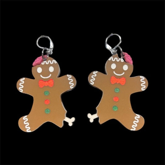 Taco: Zombie Gingerbread Earrings