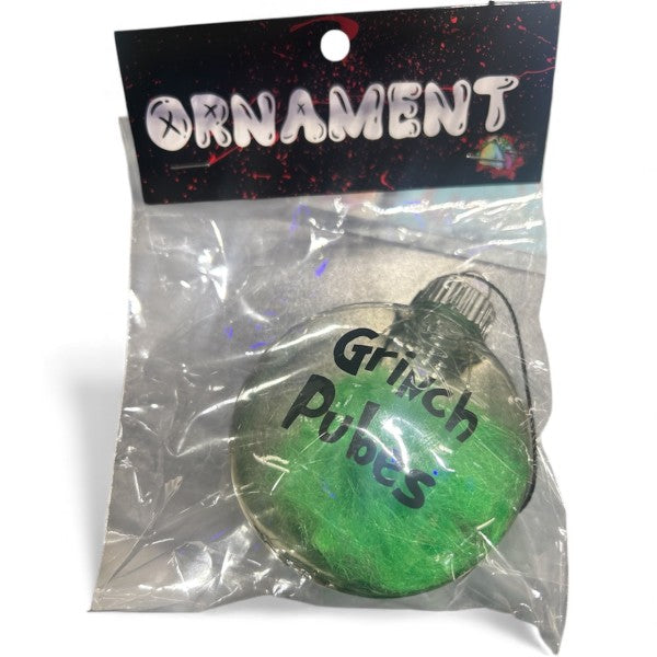 Taco: Grinch Pubes Ornament
