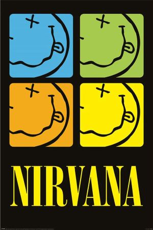 Alligator: Nirvana - Smiley Squares Poster 24"x36"