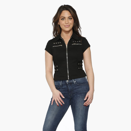 H&R: Black Saka Top