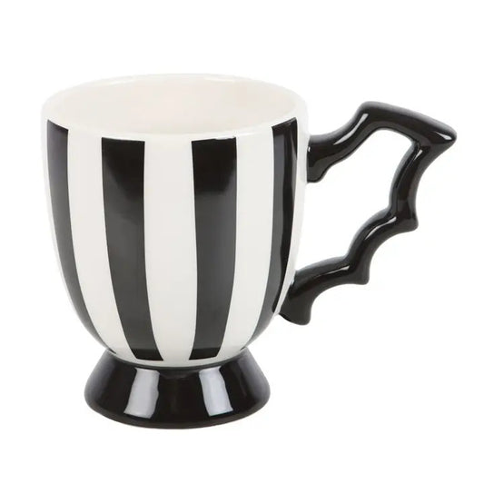 Something Different: Gothic Striped Bat Wing Tea Cup