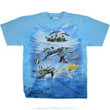 Liquid Blue: Dolphin Domain Tee
