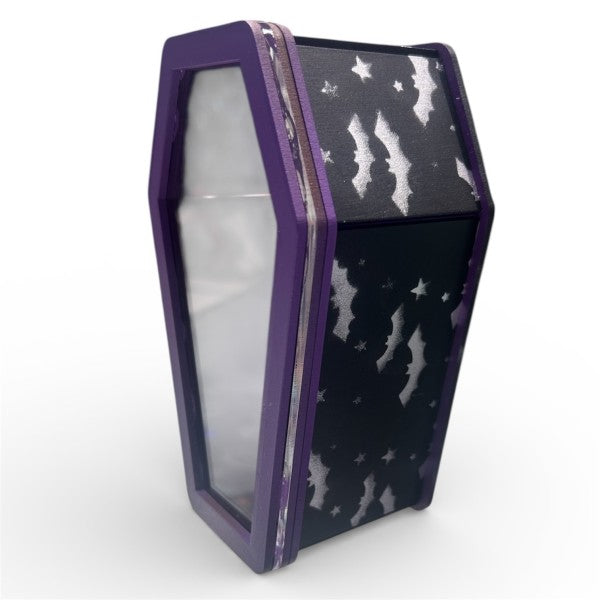 Taco: Labubu Coffin - Metallic Bat Print