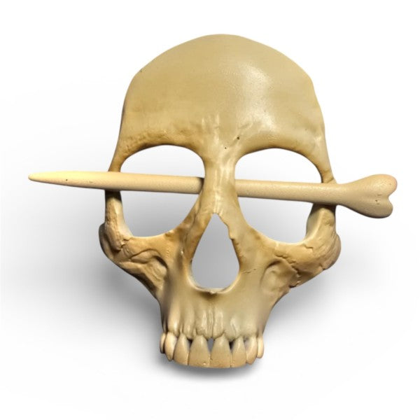 Taco: Large Human Skull Hair Pin