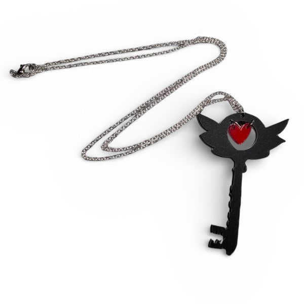 Taco: Hazbin Hotel KeeKee Heart Necklace