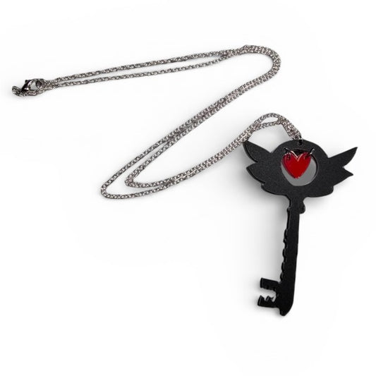 Taco: Hazbin Hotel KeeKee Heart Necklace