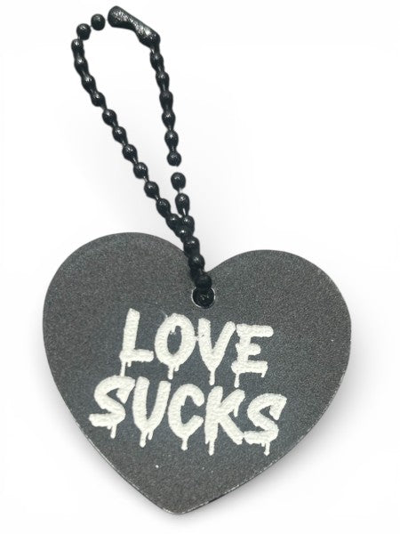 Taco: Love Sucks Heart Keychain