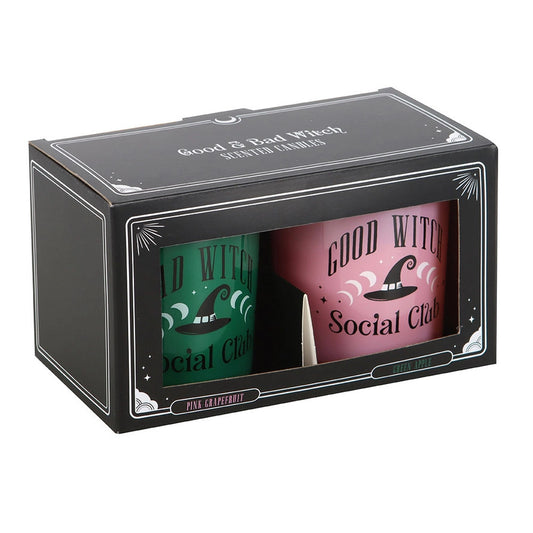 Something Different: Set of 2 Good Witch/Bad Witch Scented Candles
