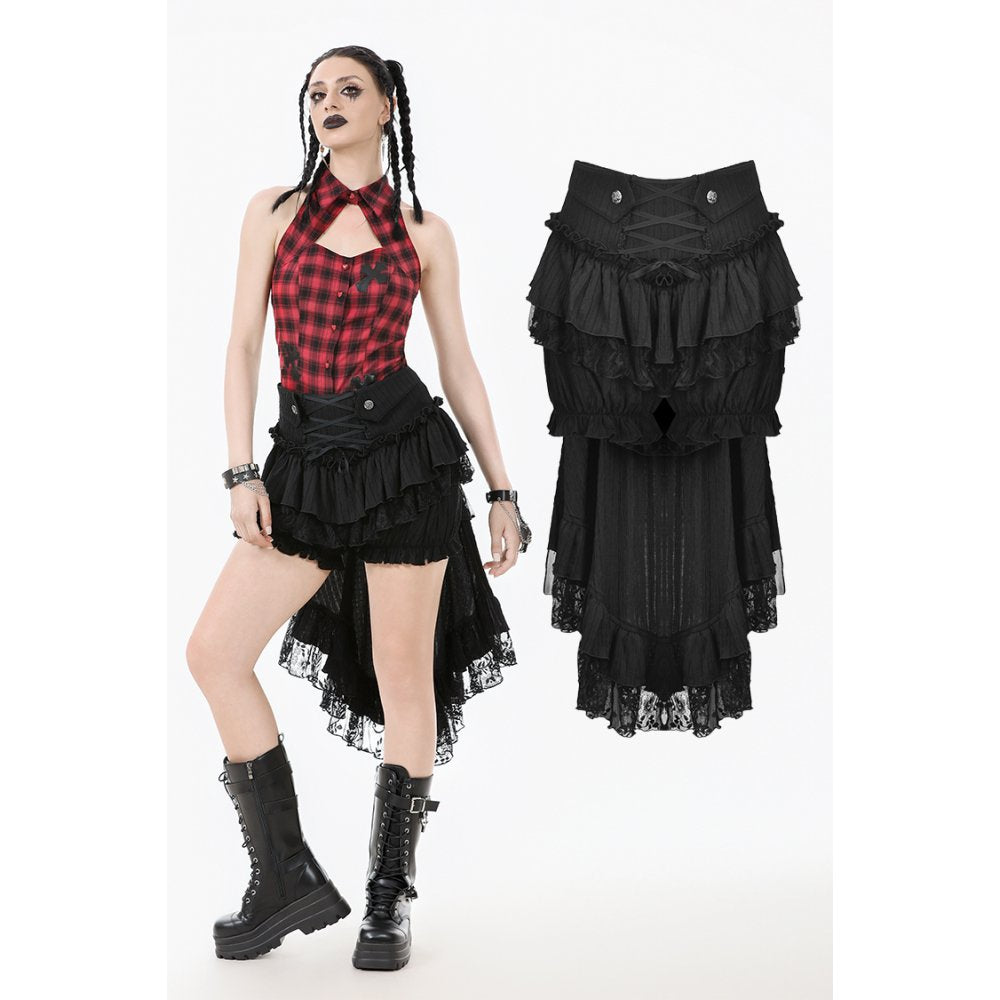 Dark In Love: Gothic Black Lantern Tailcoat Pants