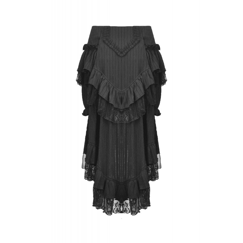 Dark In Love: Gothic Black Lantern Tailcoat Pants