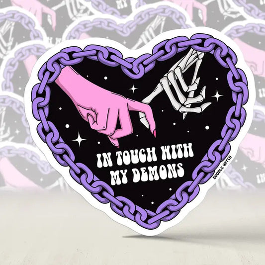 DW: In Touch With My Demons Sticker (2x1.7)