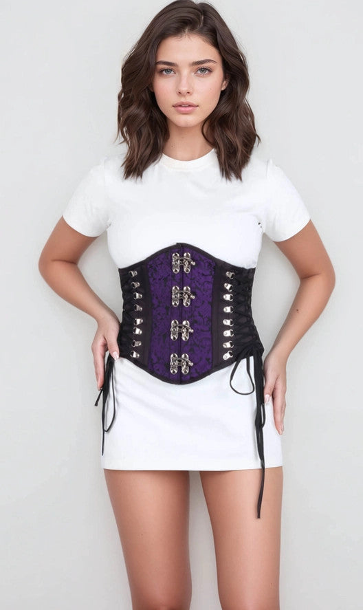 Luxe: Krisalyn Purple Waspie Underbust Corset