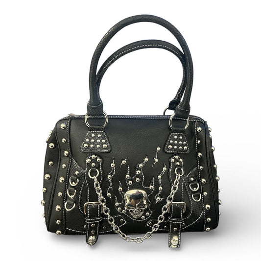 HE: Edgy Skull Satchel Handbag