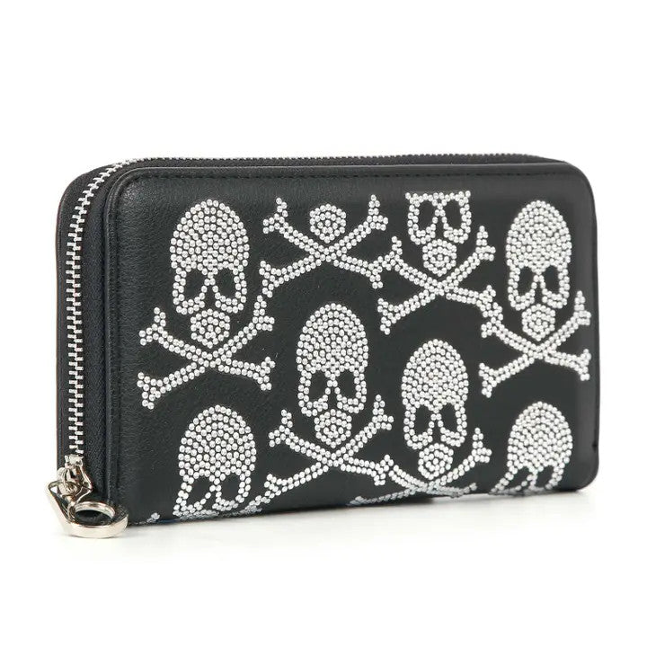 HE: Skull & Crossbones Bling Wallet