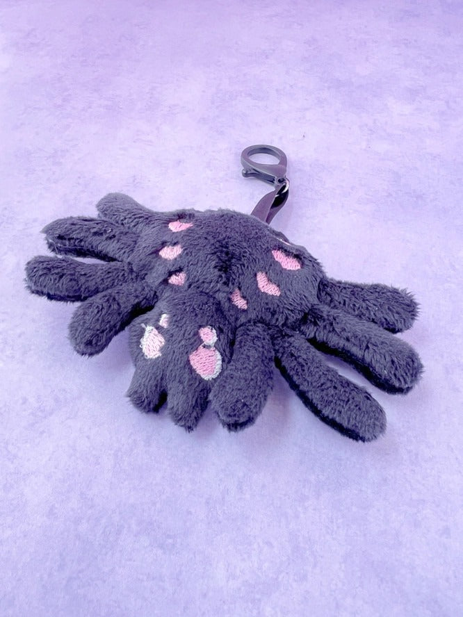 Kawaii: Cute Creepy Pastel Spider Bag Keychain
