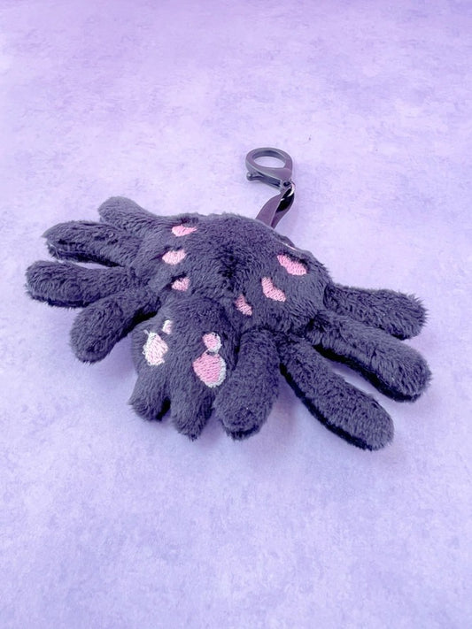 Kawaii: Cute Creepy Pastel Spider Bag Keychain