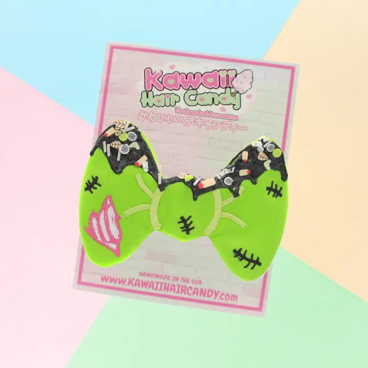 Kawaii: Decoden Bow Tie Hair Clips