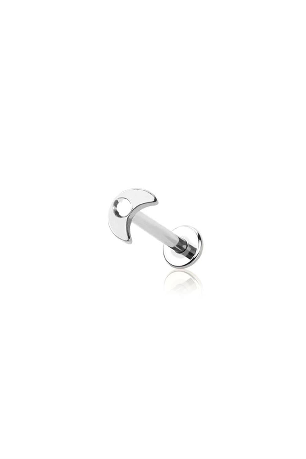 Crave: SS Threaded Crescent Moon Labret