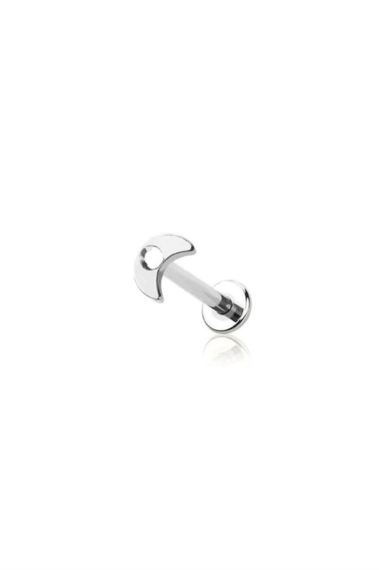 Crave: SS Threaded Crescent Moon Labret