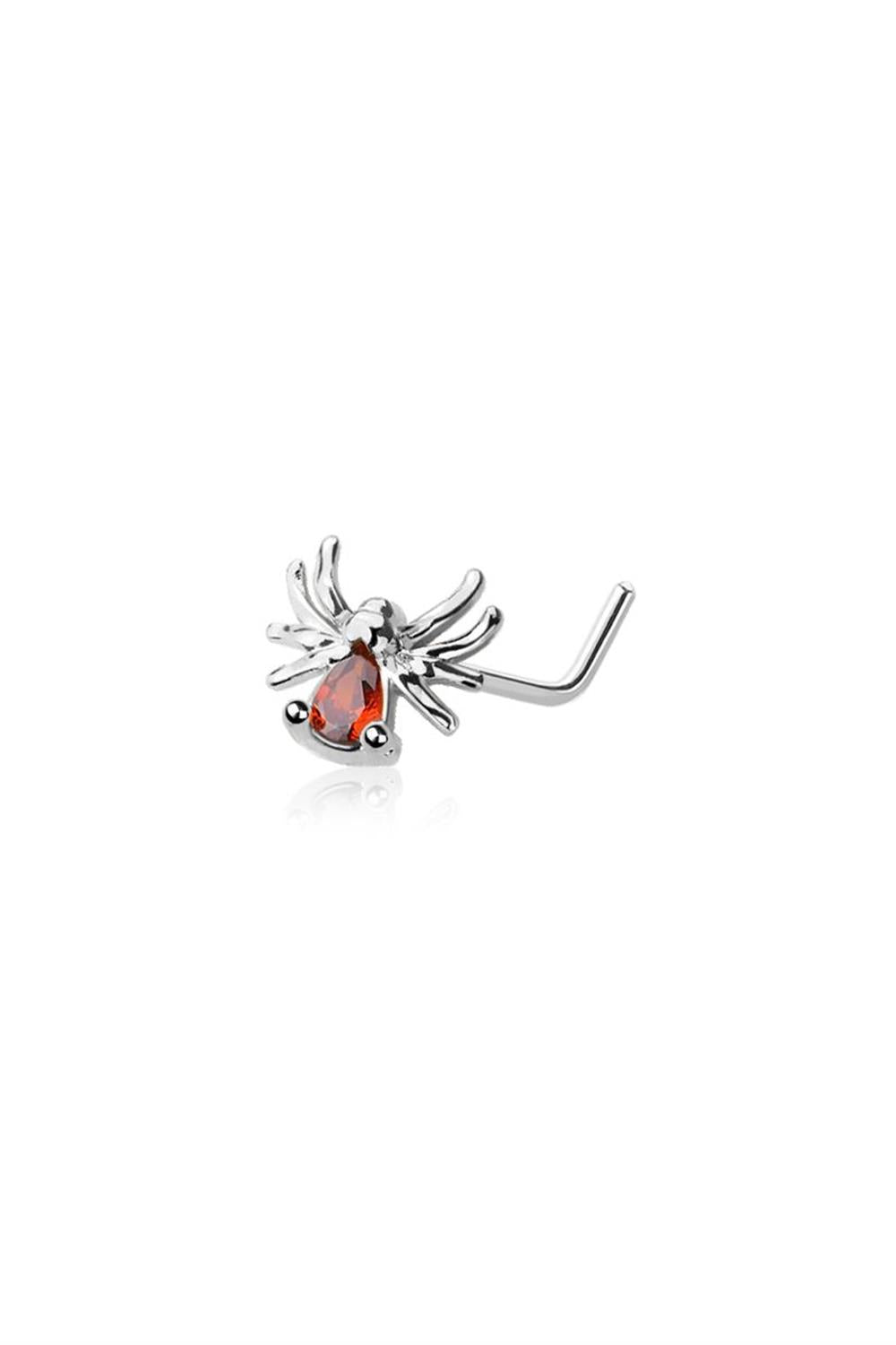 Crave: SS L-Shape Spider 20G Nose Stud