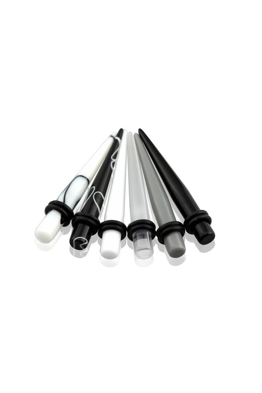 Crave: Black Acrylic Taper 14GA
