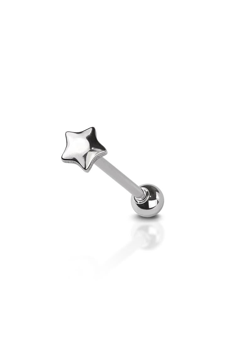 Crave: 316L SS Star Tongue Barbell
