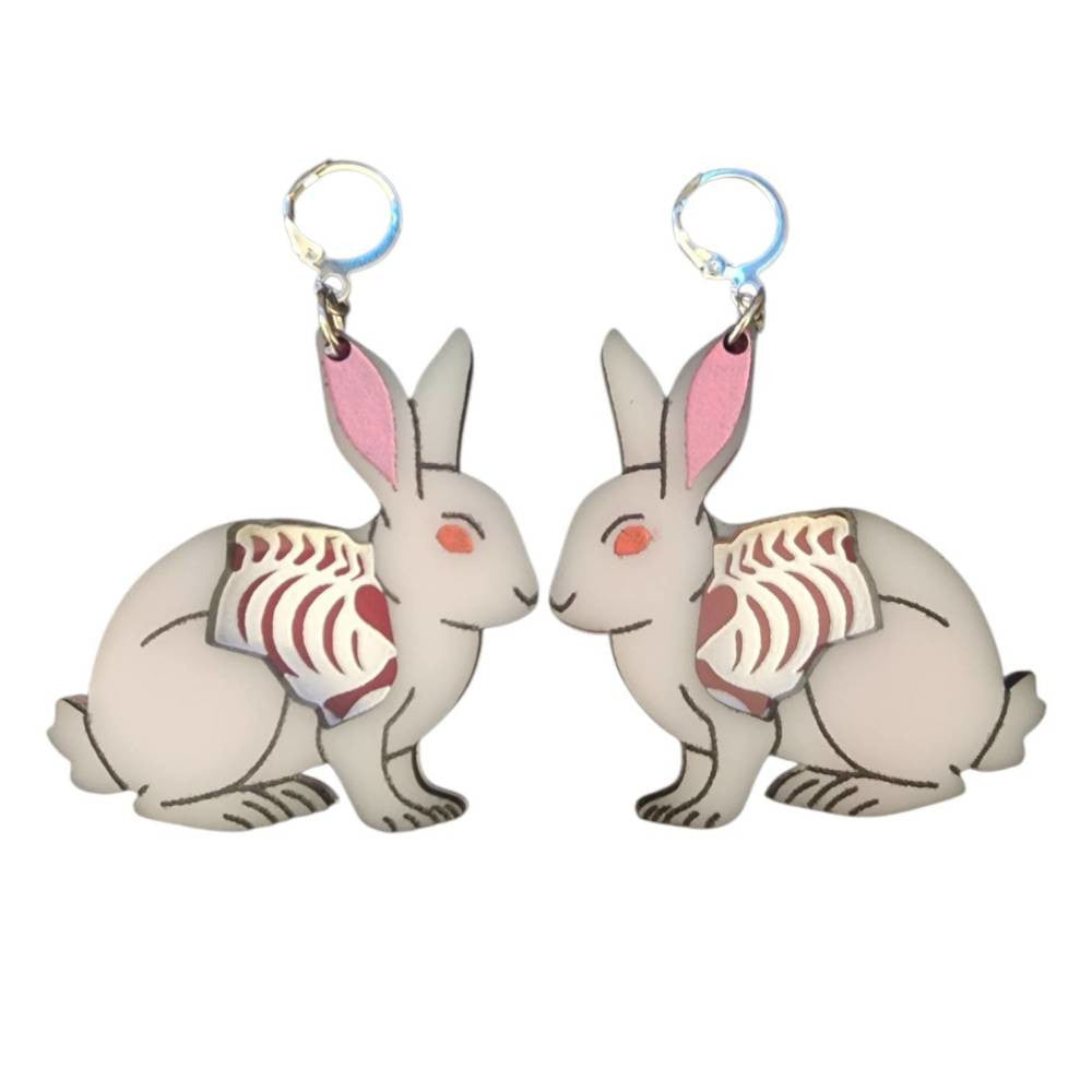 Taco: Zombie Bunny Earrings