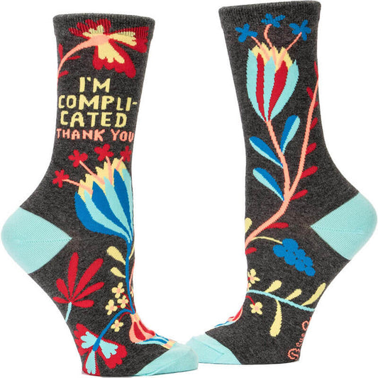 Blue Q: I'm Complicated, Thank You Socks