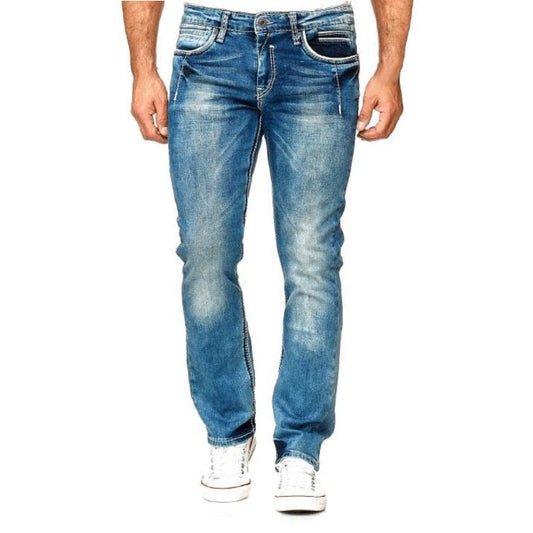 Rusty Neal: New York 29 Stitch Embroidered Denim